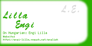 lilla engi business card